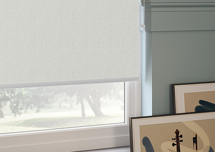Nairn (Blackout), Soft White - Roller Blind - Image 5
